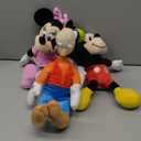 KIDS PREFERRED Disney Friends 3 Pack Plush Toys Set with Hand Fasteners