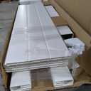 4ft H x 6ft W (1 Panel + 1 Post) Permanent No Dig WamBam Westport Fence Kit, Durable White Vinyl Privacy Fence, BL19105