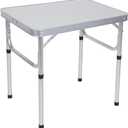 Flash Furniture Square Plastic Folding Table, 3 ft, Dark Gray