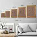 Gold Framed Minimalist Dog Sketch Wall Art Painting Neutral Line Drawing Dog Portrait Print Modern Pet Lover Picture Poster Simple Aesthetic Canvas Artwork for Room Bedroom Office Home Decor 12x16inch
