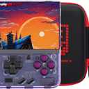 Mini Plus Retro Gaming Console with Portable Case, Handheld Game Console with 3000mAh Battery 3.5'' IPS Screen, Compatible with a Large Variety of Classic Games. Support WiFi & RTC