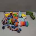 Zeaxuie 25 Pack Luxury Dog Chew Toys for Puppy, Dog Toys with Ropes, Treat Ball and Squeaky Puppy Toys for Teething Small Dogs