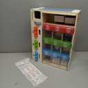 Melissa & Doug Sort-Stock-Select Wooden Vending Machine Toy with Play Food, Mini Vending Machine Toys & Play Money, Preschool Toys for Kids Ages 3+