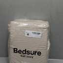 Bedsure Cotton Duvet Cover Set - 100% Cotton Waffle Weave Linen Color Duvet Cover California King Size, GentleSoft and Breathable Cal King Bedding Set for All Season, 3 Pieces, 104"x98"