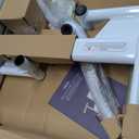 KMINA - Toilet Safety Rails for Seniors (330 lbs), Frame with Arms, Adjustable Height and Width, Grab Bars