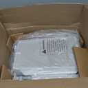 YBING Narrow Dresser for Bedroom, Slim Side Table with Drawer, Dresser Storage Cabinet with 4 Fabric Drawers, Chest of Drawers for Small Space, White