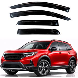 KPY Rain Guards Fit for 2019-2025 Honda Passport, Out-Channel Window Visors Vent Wind Deflectors 4PC, Car Accessories for 19-25 Passport