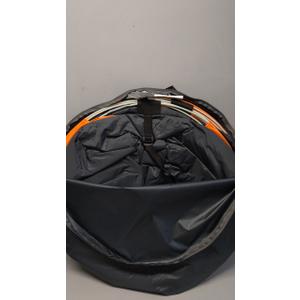 EchoSmile Camping Instant Pop Up Tent, 2/4/6/8/10 Person, Water Resistant Dome, Easy Setup for Camping Hiking and Outdoor, Portable with Carry Bag, 3 Season (Black & Orange (4 Person))