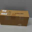 Drinking Glasses with Bamboo Lids and Glass Straw 4pcs Set - 16oz Glass Cups, Iced Coffee Glasses, Cute iced Tea Glasses, Beer Glasses, Ideal for Coffee Bar Accessories, Aesthetic Gift - 2 Brushes