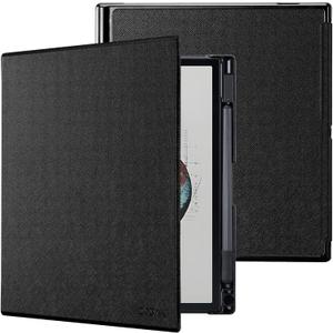 CoBak Case for 10.3" Boox Note Air 4 C (2024 Released)/Note Air 3 C Tablet ePaper(2023 Released) - New Lightweight PU and Hard Back Shell Cover with Built-in Pen Holder, Auto Sleep-Wake, Black