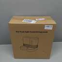 2 Pack Automatic Cat Feeder Stainless Steel Water Dispenser Gravity Food Feeder and Waterer Set with Pet Food Bowl for Small Medium Kitten Puppy Pets Large Capacity(Grey)