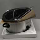 Crock-Pot 7 Quart Oval Manual Slow Cooker, Stainless Steel (SCV700-S-BR), Versatile Cookware for Large Families or Entertaining