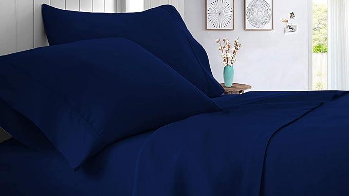 100% Egyptian Cotton King Bed Sheet 