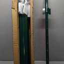 Thealyn 7ft Fence Posts, Pack of 10 - Sturdy Metal U-Posts & Step-in Stakes, No Digging Poles for Garden Wire Fencing and Yard Signs (Requires Assembly)