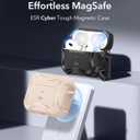 ESR for AirPods Pro 2nd Generation Case, Compatible with Airpods Pro Case 2nd/1st Gen (2023/2022/2019), Compatible with MagSafe, Powerful Drop Protection, Magnetic Lid, Desert Titanium