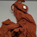 YEOREO Women Workout Scrunch Flare Jumpsuits Sexy Backless Butt Lift Gym Yoga Jumpsuits (Caramel Brown)