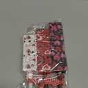 3 Pcs Valentine's Day Table Decoration Valentine Tiered Tray Decor 3 Size Wooden Love Table Block Sign with Bow Pink Red and White Valentine Centerpieces for Anniversary Home Decor(Vintage)