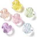 Ornazy 400 pcs Random Acrylic Duck Transparent Duck Shaped Beads Colorful 3D Animal Beads for Bracelet Necklace Earrings Keychain Crafts, 14.5mm x 15mm x 11mm