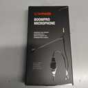 V-Moda BoomPro Microphone | For Gaming & Communication | Wired - 3.5 Mm Jack | Flexible Boom | Clip-on Controller With Mute Button & Volume Wheel | Black