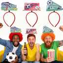 3 x Soccer Headbands 2026 World Cup Party Accessories,Soccer Decorations and Fan Gear Sports Themed Party Favors & Decorations 3PCS