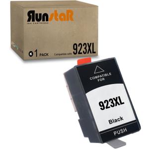 923XL 923e 923 Black Ink Cartridge Latest Chip Compatible for HP OfficeJet Pro 8135e 8130e 8139e 8138e 8122e 8120 8124e 8125e 8130 8132e 8134e Printer (1 Black)
