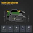 DEFENTAC 800lm Pistol Light and Green Laser Sight Combo for Guns, Tactical Flashlight White LED and Green Beam Combo, Magnetic Charging