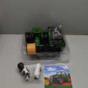 Remote Control Tractor and Trailer Set RC Kids Tractor Toy Front Loader Farm Vehicle Toys for 3-7 Year Old Boys Kids Toddlers Birthday Gifts