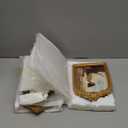 Wonderjune 3 Pcs Vintage Picture Frames Antique Set Baroque Ornate Gold Arched Photo Frames with Glass, Tabletop or Wall for Home Decor Photography Props Gifts(4x6, 5x7, 6x8 Inches, Elegant Gold)