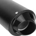 38mm Exhaust Silencer Muffler Pipe & Clamp Motorcycle for 50cc 70cc 90cc 110cc 125cc 150cc 160cc for Honda Yamaha Kawasaki Taotao Sport-B Pit Bike Dirt Bike 4 Wheeler ATV Quad Motocross Black