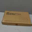 KeaBabies Baby Hand and Footprint Kit - Clay Handprint Keepsake Frame, Newborn Nursery Picture Frame, Personalized New Mom Gifts for Baby First Christmas Shower (Alpine White) (Duo Frame, 13" x 7.8")