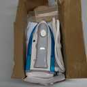 Steamfast SF-710 Mini Steam Iron, Non-Stick Sole Plate, Foldable Handle, 45 Second Heat Up Time, Cord Storage, Portable, 6-Foot Power Cord, Chemical-Free Steam Power, White