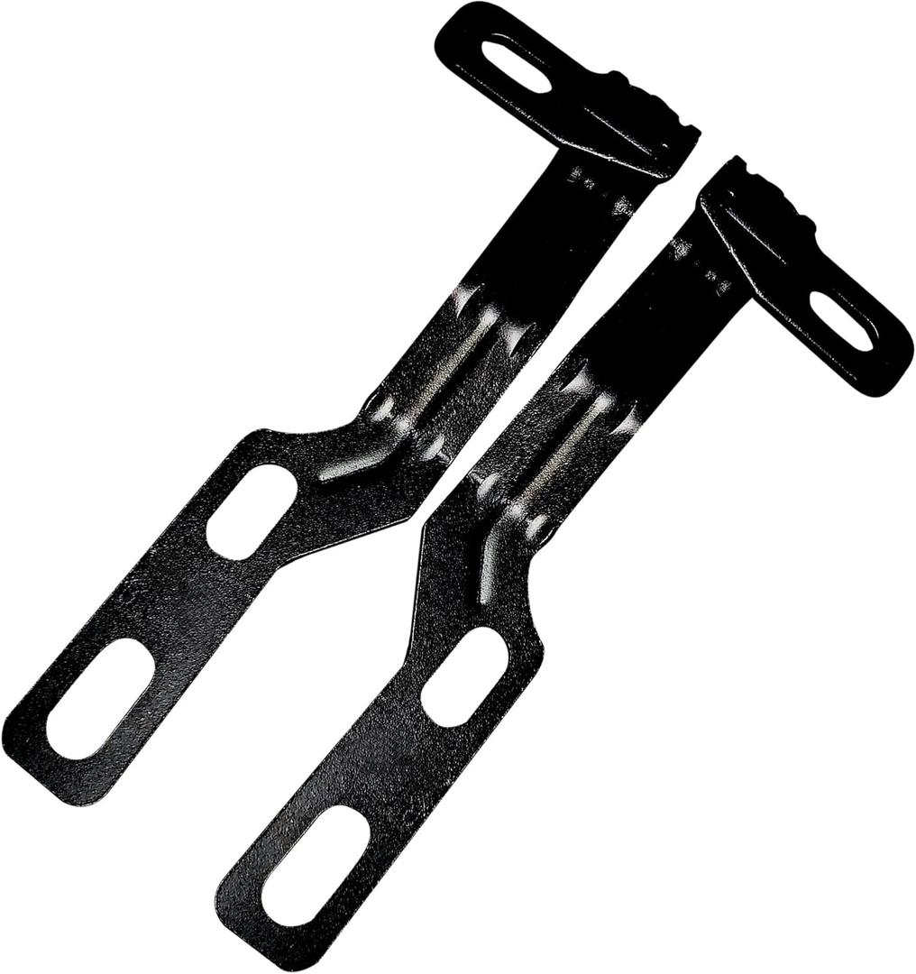 No-Drill Engine Hood Hinge Ditch LED Mount Brackets for Auxiliary Offroad Pod Work Light, Fit Cowl Panel at Windshield Base Compatible with 2nd Gen Tacoma 2005-2015