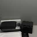 Armrest Box Double Layer Front Center Console Black Leather with Charging 7 USB Ports for Universal Car