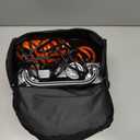 GSPSCN 6X Faster Inflation Tire Inflator Heavy Duty Double Cylinders with Portable Bag- Car AccessoriesMetal 12V Air Compressor Pump 150PSI with Adapter for Car, Truck, SUV Tires, Dinghy, Air Bed (Titanium)