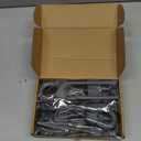 Jetec 10 Pieces Cabinet Locks for Babies, U-Shaped Proofing Drawers Safety Child Locks Adjustable, Easy to Use Childproof Latch for Knob Handle on Kitchen Door Storage Cupboard Closet (Gray)