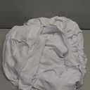 Cocktail Table Covers - 2 Pack 24"x 43" White Cocktail Table Tablecloth with Natural Wavy Round Skirt for Bar Wedding Party Banquet