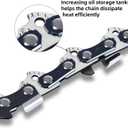 3 Pack 20 Inch Chainsaw Chain .325" Pitch .050" Gauge 78 Drive Links, Full Chisel Replacement Chainsaw Blade Fits for Remington RM4620 Husqvarna 240 445 450 Jonsered CS2255 CS2250(20"78DL.325".050")