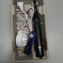 Oral-B iO Series 2 Rechargeable Electric Powered Toothbrush Starter Kit, Night Black with 2 Brush Heads - Automatic Pressure Sensor to Protect Gums - 3 Modes - 2 Min Timer