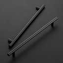 Ravinte 10 Inch Cabinet Handles Matte Black Stainless Steel Kitchen Cupboard Hardware Cabinet Handles 12-1/2"Length,10" Hole Center 18 Pack