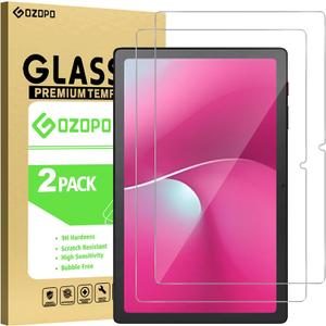2-Pack Screen Protector for T-Mobile REVVL Tab 2 2025 10.1-inch Tablet, 9H Tempered Glass Film, Bubble-Free Installation, HD Clear, Anti Scratch