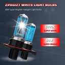 Light Bulbs Fit For Dodge Ram 2009-2012 2-Headlamps, High Performance Halogen Headlight Bulb And License Plate Lights Combo, 9008 9145 High Low Beam Fog Lights, 6000K White Light, Pack of 6