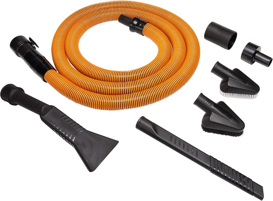 RIDGID VT2534 7-Piece Auto Detailing Vacuum Hose Accessory Kit for 1 1/4 Inch RIDGID Vacuums,Black