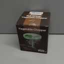 Cambom Manual Food Chopper Vegetable Cutter, Hand String Vegetable Chopper Onions Cutter for Vegetable Fruits Nuts BPA Free Food Safe Material, 900ml Green