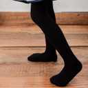 vanberfia Warm Tights for Baby Girl: Winter Cotton Cable Knit Stocking - Thick Toddler Legging for Various Occasions (6-12 Months, Cll17088)