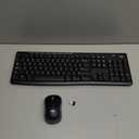 Logitech MK270 Wireless Keyboard and Mouse Combo for Windows, 2.4 GHz Wireless, Compact Mouse, 8 Multimedia and Shortcut Keys, 2-Year Battery Life, for PC, Laptop - Black