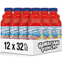 Hawaiian Punch Fruit Juicy Red 12- 32 oz Bottles, Best By Sep. 10/2026
