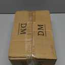 D.M DESIGNMASTER [6 PACK,12 OZ - Premium Glass Coffee Mugs with Handle. Transparent Tea Glasses for Hot/Cold Beverages, Perfect Design for Americano, Cappuccino, Tea and Beverage.