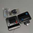 Kohree Upgraded RV Door Lock Replacement with Paddle Deadbolt, 100% Zinc Alloy, Camper Door Handle Latch, RV Enclosed Travel Trailer Entry Door Lock with Keys for Camper Horse Trailer Cargo, Black