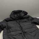 Tommy Hilfiger mens Hooded Puffer With Patch Pockets (Large, Black)