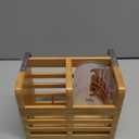HIC Kitchen Dish Rack Caddy for Folding Dish Drying Rack (#97086), Natural Bamboo